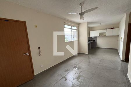 Sala de apartamento para alugar com 2 quartos, 49m² em Residencial Greenville, Ribeirão Preto