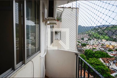 Varanda da Sala de apartamento para alugar com 2 quartos, 75m² em Maracanã, Rio de Janeiro