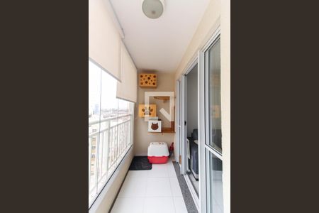 Varanda Sala/Cozinha de apartamento à venda com 1 quarto, 32m² em Belém, São Paulo