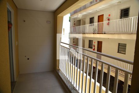 Sacada da Sala de apartamento para alugar com 2 quartos, 58m² em Centro, São Bernardo do Campo