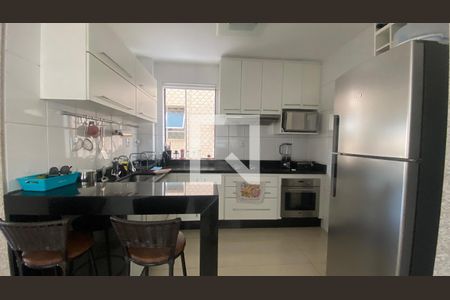 Cozinha de apartamento à venda com 3 quartos, 170m² em Caiçara-adelaide, Belo Horizonte