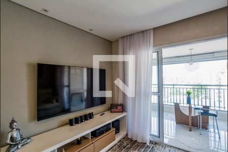 Sala de apartamento para alugar com 3 quartos, 104m² em Centro, Santo André