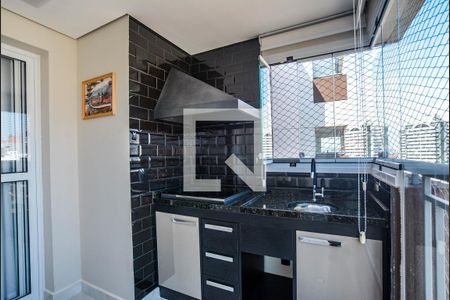 Varanda gourmet de apartamento para alugar com 3 quartos, 104m² em Centro, Santo André