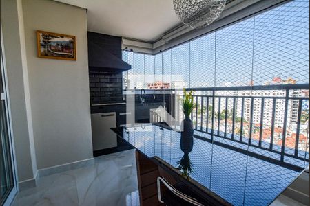 Varanda gourmet de apartamento para alugar com 3 quartos, 104m² em Centro, Santo André