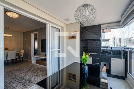 Varanda gourmet de apartamento para alugar com 3 quartos, 104m² em Centro, Santo André