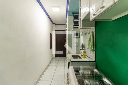 Cozinha de kitnet/studio à venda com 1 quarto, 37m² em Santa Cecilia, São Paulo