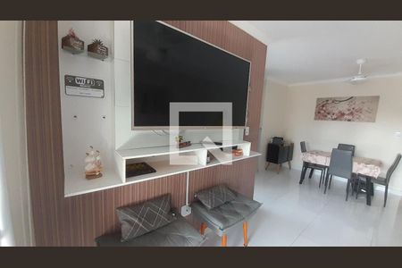 Sala de apartamento para alugar com 2 quartos, 72m² em Vila Caiçara, Praia Grande