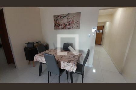 Sala de Jantar de apartamento para alugar com 2 quartos, 72m² em Vila Caiçara, Praia Grande