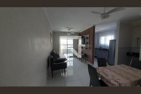 Sala de apartamento para alugar com 2 quartos, 72m² em Vila Caiçara, Praia Grande