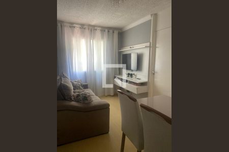 Sala de apartamento à venda com 3 quartos, 49m² em Vila Lutécia, Santo André