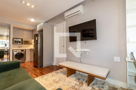 Sala de apartamento para alugar com 1 quarto, 34m² em Itaim Bibi, São Paulo