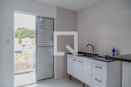 Cozinha de kitnet/studio para alugar com 1 quarto, 22m² em Jardim Oriental, São Paulo