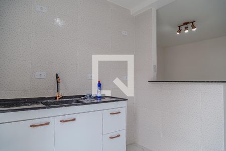 Cozinha de kitnet/studio para alugar com 1 quarto, 22m² em Jardim Oriental, São Paulo