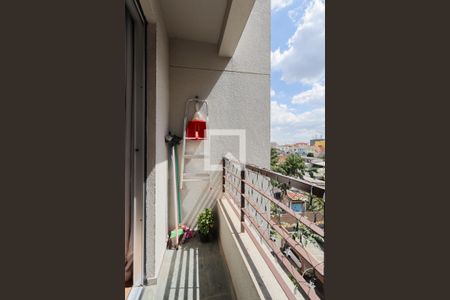 Varanda de apartamento à venda com 2 quartos, 47m² em Vila Amélia, São Paulo