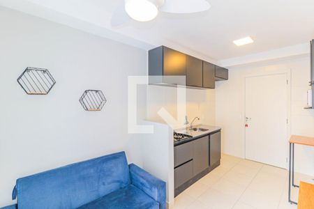 Sala de apartamento para alugar com 1 quarto, 29m² em Jardim Caravelas, São Paulo