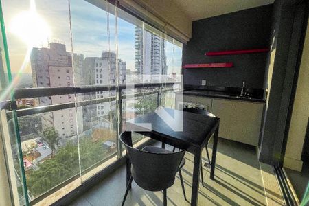 Varanda de kitnet/studio para alugar com 1 quarto, 33m² em Sumarezinho, São Paulo