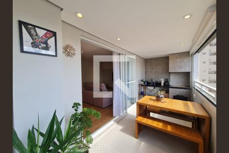 Varanda gourmet de apartamento à venda com 3 quartos, 108m² em Vila Augusta, Guarulhos