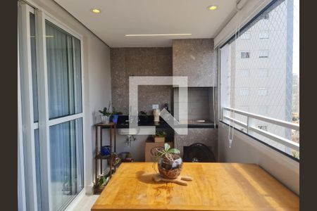 Varanda gourmet de apartamento à venda com 3 quartos, 108m² em Vila Augusta, Guarulhos