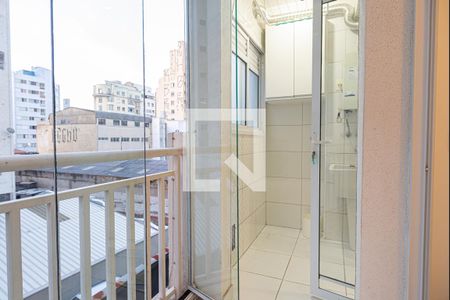 Varanda da Sala de apartamento para alugar com 2 quartos, 50m² em Bela Vista, São Paulo