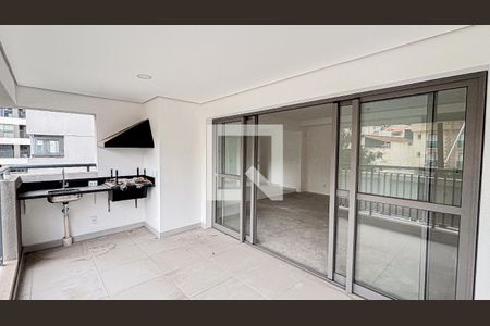 Varanda Sala - Sala de Jantar de apartamento para alugar com 3 quartos, 133m² em Vila Gilda, Santo André