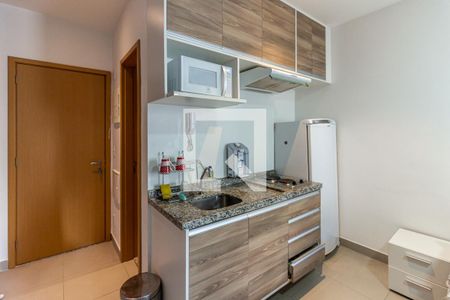 Cozinha de kitnet/studio para alugar com 1 quarto, 23m² em Vila Buarque, São Paulo