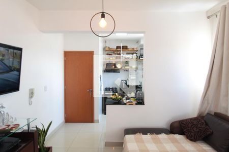 Sala de apartamento para alugar com 2 quartos, 73m² em Jardim Leblon, Belo Horizonte