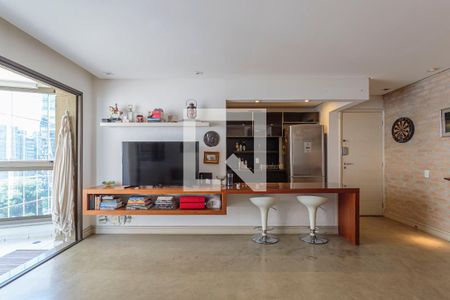 Sala de apartamento para alugar com 1 quarto, 65m² em Vila Olímpia, São Paulo