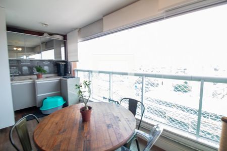 Sala de Jantar / Varanda Gourmet de apartamento à venda com 1 quarto, 43m² em Campo Belo, São Paulo