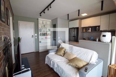 Sala de apartamento à venda com 1 quarto, 43m² em Campo Belo, São Paulo