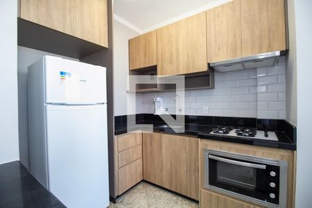 Cozinha de apartamento para alugar com 1 quarto, 48m² em Santo Antônio, Belo Horizonte