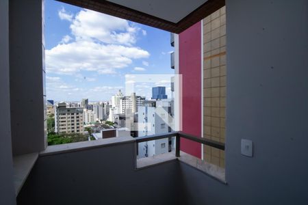 Varanda da Sala de apartamento para alugar com 1 quarto, 48m² em Santo Antônio, Belo Horizonte