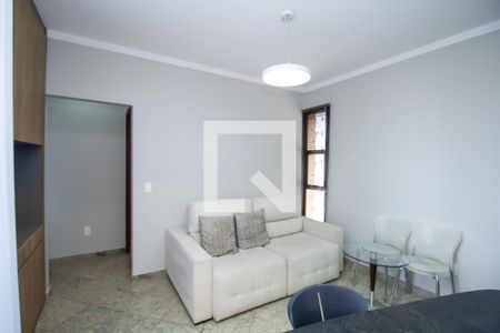 Sala de apartamento para alugar com 1 quarto, 48m² em Santo Antônio, Belo Horizonte