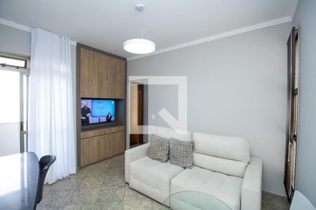 Sala de apartamento para alugar com 1 quarto, 48m² em Santo Antônio, Belo Horizonte