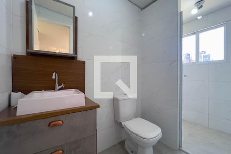 Banheiro de kitnet/studio para alugar com 1 quarto, 33m² em Vila Mariana, São Paulo