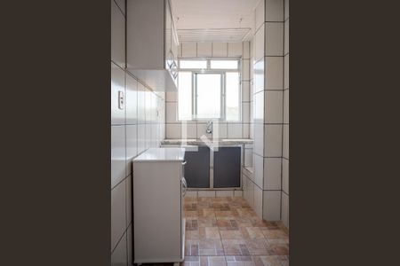 Cozinha de kitnet/studio para alugar com 1 quarto, 27m² em Gonzaguinha, São Vicente