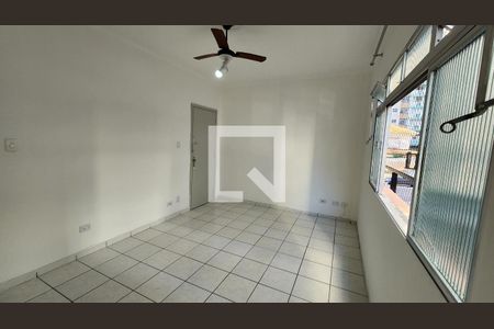 Sala de apartamento para alugar com 2 quartos, 74m² em Gonzaga, Santos