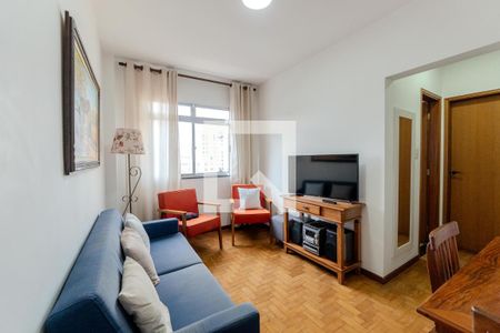 Sala de apartamento à venda com 1 quarto, 55m² em Bela Vista, São Paulo