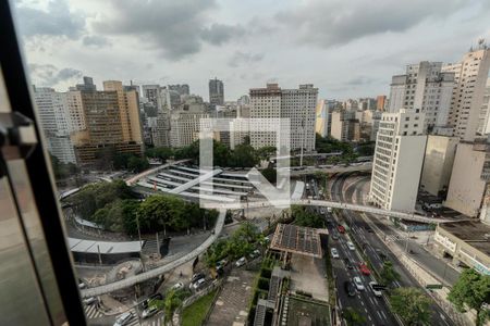 Vista da Sala de apartamento à venda com 1 quarto, 55m² em Bela Vista, São Paulo