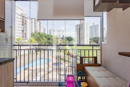 Varanda de apartamento para alugar com 3 quartos, 62m² em Jardim Celeste, São Paulo