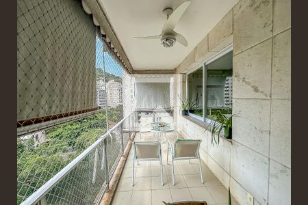 Varanda da Sala de apartamento à venda com 4 quartos, 210m² em Cosme Velho, Rio de Janeiro