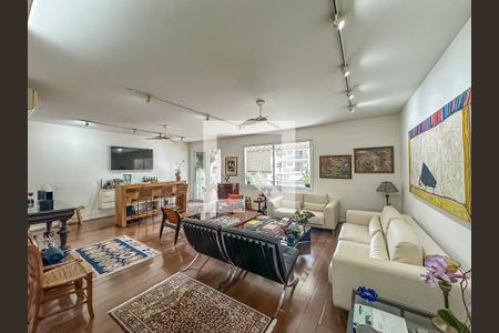 Sala de apartamento à venda com 4 quartos, 210m² em Cosme Velho, Rio de Janeiro