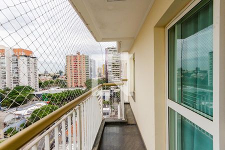 Varanda da Sala de apartamento à venda com 3 quartos, 155m² em Jardim, Santo André