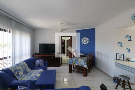 Sala de apartamento para alugar com 3 quartos, 100m² em Parque Enseada, Guarujá