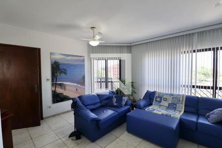 Sala de apartamento para alugar com 3 quartos, 100m² em Parque Enseada, Guarujá