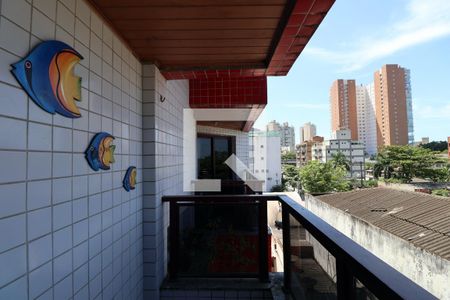 Varanda de apartamento para alugar com 3 quartos, 100m² em Parque Enseada, Guarujá