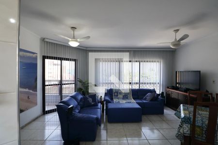 Sala de apartamento para alugar com 3 quartos, 100m² em Parque Enseada, Guarujá