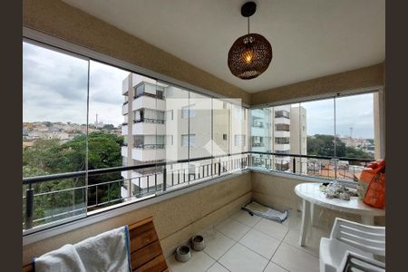 Varanda da Sala de apartamento para alugar com 2 quartos, 58m² em Vila Emir, São Paulo