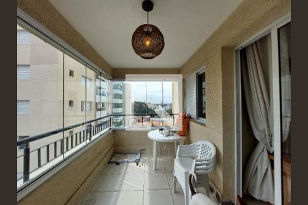 Varanda da Sala de apartamento para alugar com 2 quartos, 58m² em Vila Emir, São Paulo