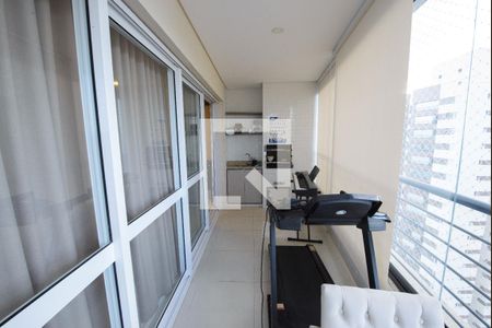 Varanda da Sala de apartamento para alugar com 3 quartos, 113m² em Vila Edmundo, Taubaté