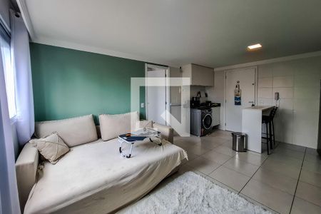 sala cozinha de apartamento para alugar com 1 quarto, 32m² em Cambuci, São Paulo